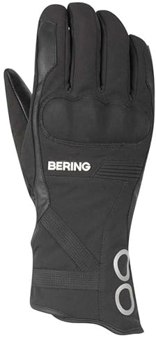 BERING Arctic wasserdichte Winter Motorrad Handschuhe, schwarz/rot, 2XL