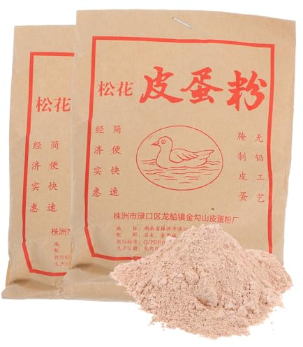 IWOWHERO Century Egg Powder för Inlagd Höna och Vaktel Ägg Autentiskt Pulver för DIY Kinesisk Pickling Enkel Förvaring och Mångsidig Användning