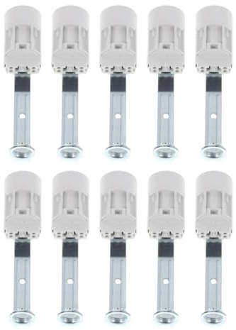 DIYEAH Lot De 10 Douilles À Vis E14 Pour Ampoule Candélabre Culot E14 Pour Lustre Douille De Lampe Et Support Plafonnier Pièces De Rechange Pour Luminaires Intérieurs 100 mm