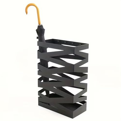 Metal Umbrella Stand for Entryway & Hallway,Quick-Dry Umbrella Organizer