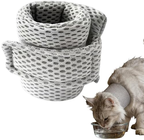 Mjuk krage återhämtning hundar – 30 cm hundkon L | Ventilerande nätläckage – nätmaterial 50 g – justerbar design säkerställer komfort sårläkning process.