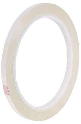 sourcing map 5mm Einseitiges Starkes Selbstklebendes Mylartape 50M L Weiß