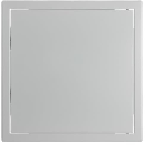Revitür 300x300 mm Schnappverschluss Revisionstüre Wartungsklappe Revisionsklappen Stahl Drucktüröffner Wartungstüre weiß RLMP3030
