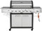 Gasgrill Long Beach von EL Fuego® 6 + 1 Brenner Grill Smoker Grillwagen BBQ, inkl. Seitenbrenner, Warmhalterost, Brenner aus Edelstahl, auf Rädern AY 596