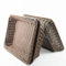 3 paquetes de cestas de pan de mimbre de poliéster de 15.7 pulgadas, cesta rectangular de mimbre para verduras, cesta rectangular para servir alimentos para el hogar, cocina, restaurante, tienda