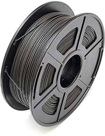 Composite Iron PLA Filament 1.75mm, 3D Printer Metal Filament 1kg (2.2lb) Spool, Filled with 30% Iron Powder, Real Metal Filament