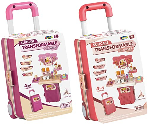 Diakakis Luna Trolley Candy 4in1 m. Zubehör 19-TLG. Kinder Süßwaren Süßigkeiten Spielset