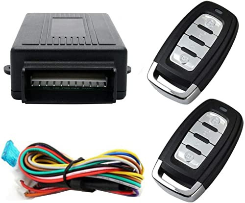 Riloer - Kit Universel de Serrure de Porte de Voiture, avec boîte Contorl + 2 télécommandes de Remplacement pour Serrure Centrale de Voiture
