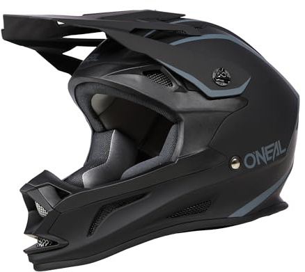 O'NEAL Drop DH Helmet I Mountainbike Helm | MTB Downhill | Leichter Fahrradhelm Damen & Herren mit guter Belüftung| Schwarz | Größe XS