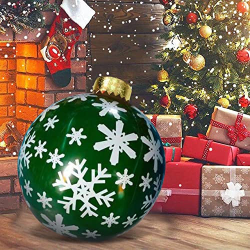 60 cm große PVC-Weihnachtskugeln, Dekorationen, Weihnachtsbaum, Jahresgeschenk, Weihnachten, Weihnachten, für Zuhause, Outdoor-Spielzeug-R,USA