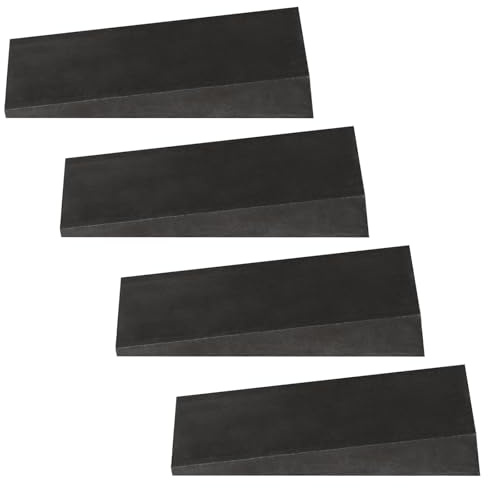 eoere 4 PCS Metal Beveled Washers, 4 x 2 Triangle Flange Wedges Shim for Leveling, Underpinning, Carbon Steel