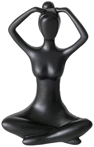 Boltze Home Dekofigur Yoga, Frau, 10 cm, Muster:Muster 1