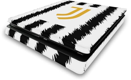Head Case Designs Offizielle Juventus Football Club Home 2023/24 Match Kit Vinyl Haut Gaming Aufkleber Abziehbild Abdeckung kompatibel mit Sony PlayStation 4 PS4 Slim Console