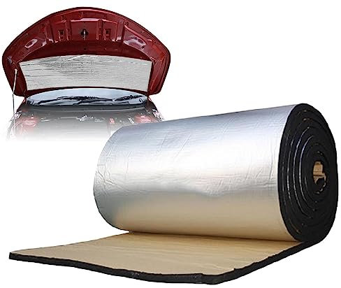 Hemousy Auto-Schalldämmmatte, Auto-Wärmedämmmatte | Multifunktionale Mattenrolle mit Schalldämpfer - Antivibrationsmatten, schneidbare Rollen für Autos, für Dächer, Boden, Fahrgestell, Kofferraum,