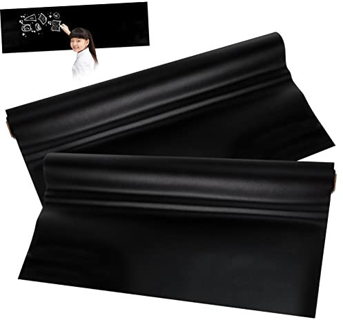 FUNOMOCYA 2stücke Tafelaufkleber Selbstklebende Tafel Folie Aus Pvc Für Schule Büro Küche Zum Lernen Nachrichten Hinterlassen Urlaubserinnerungen Besprechungsprotokolle