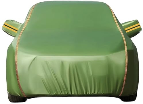 Autoabdeckung Für Trabant P 601, UV-beständige Staub-, Regen-, Schnee- Und Windschutz Outdoor Universal Autoschutzhülle, Atmungsaktive Wasserdichte Oxford-Garage Mit Reißverschluss Auf Der Fahrerseite