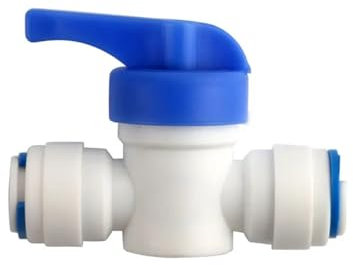BYLSAGWHT Osmosis Aquarium Fittings 1/4 3/8 Ball Valve Switch Connector is Used for Pressure Drum Water Storage Tank(3l8-3l4 Female)