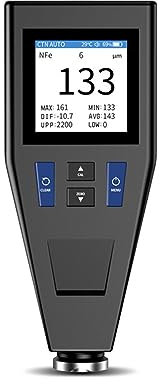 Spessimetro, Spessimetro for rivestimento auto Miglior misuratore digitale for la misurazione dello spessore della vernice automobilistica Rilevamento automatico F/NF, Misuratore di profondità della