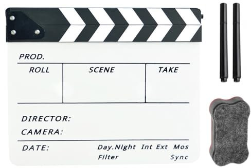 Rdxanc Ardoise en film acrylique avec gomme magnétique et stylos 30,5 x 25,4 cm