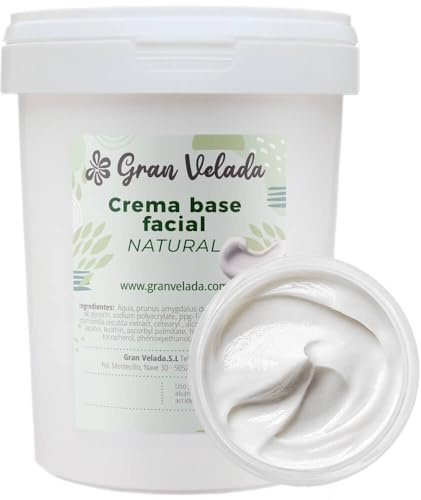 Gran Velada - Crema facial base natural 250 cc | Ingrediente Cosmético | Base para Cremas y Geles | Cosmética Casera | Fácil de Personalizar