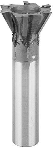 Fresa de ranura de de milano cementada de carburo, vástago recto de 6 flautas, ángulo de chaflán de 60 grados, diámetro de corte de 40 mm, diámetro del mango de 20 mm para