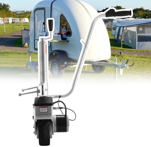 XHSMYXGS Remorque électrique Dolly, Charge maximale 5000Lbs, Remorque Déménagement Motorisé 12V / 350W Cric de Remorque, pour Bateau, Remorque, Caravane