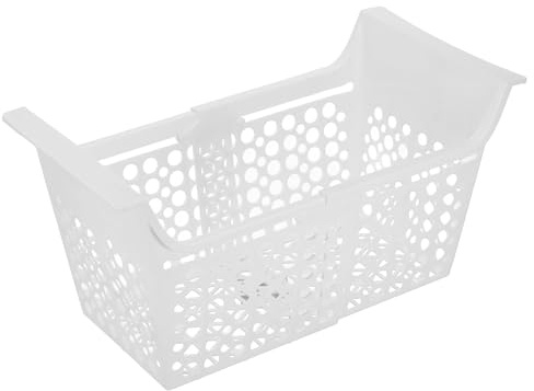 Alipis Panier Extensible pour Congélateur Coffre Petit, Panier de Congélation en Plastique Solide Système de Drainage, Organisateur Réglable pour Rangement Alimentaire à Domicile