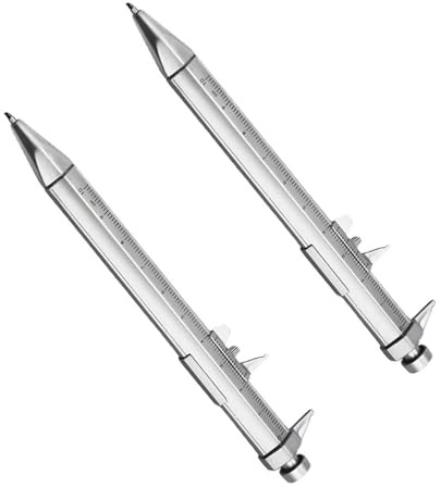 Calibro a corsoio e penna a 2 in 1 per artigiani e studenti per misurare e marcare, penna a da 0-100 mm, gadget per carpentieri