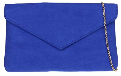 Girly Handbags Einfach Clutch Bag - Royal BlueKönigsblau