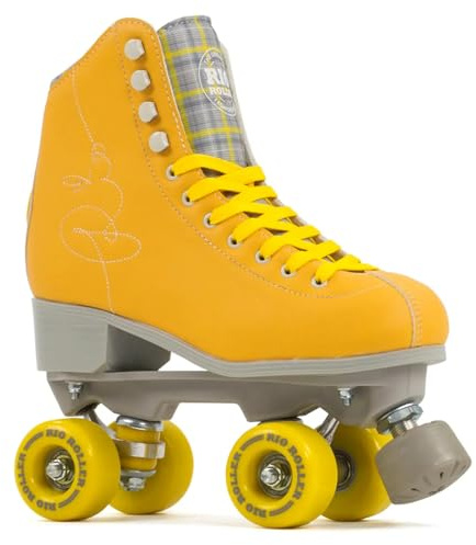 Rio Roller Signature Rollschuhe für Erwachsene, Unisex, Gelb (Gelb), 42 EU