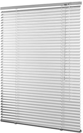 Ventanara® Jalousie Aluminium Rollo Plissee Schalusie Jalousette Türrollo Rolladen viele Größen (180 x 160 cm, Silber)