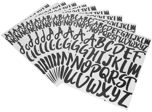 GLSTOY 10blätter Teiliges Selbstklebende Buchstaben Aufkleber Wetterfeste Vinyl Buchstaben Für Beschriftungen Fenstern Postkästen Und
