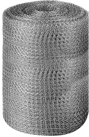 Zuasdvnk Rullo di setaccio a Maglia in Acciaio Inossidabile,Rotolo di Rete in Acciaio Inossidabile,Foglio di Rete a Doppio Strato | Copertura del Blocco Ospiti indesiderati