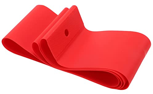 Vistreck 80 Mm Cykelfälgremsa - Antipunktionstejp för 20 Tums Däck - PVC Ycle Däckfoder (Röd)