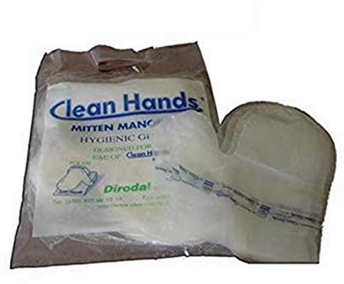 Clean hands – Guanti Igienici 100 pz - Manopola HACCP– Per Manipolazioni Alimentari – Ideali per Panetteria Supermercato Frutta e Verdura - in Polietilene Resistenti 40 my - per KIT CLEAN HANDS