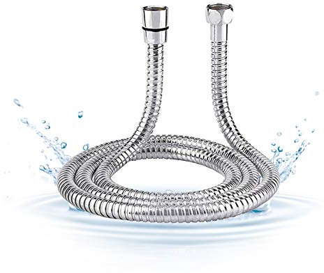ValueHall 2m Brauseschlauch Edelstahl Duschschlauch Flexibler Schlauch für Duschkopf V7052A
