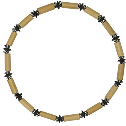 Soul-Cats 1 Surferkette Bambus Kette elastisch aus Holz Messing Kokos