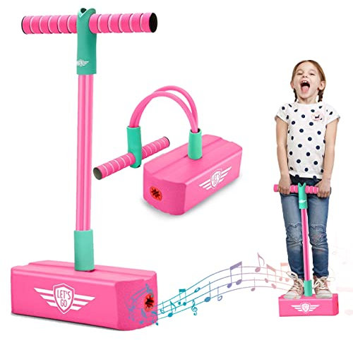 Spielzeug Mädchen 3-12 Jahre, Outdoor Spielzeug Pogo Stick Geschenke Mädchen 4-12 Jahre, Kinder Spielzeug ab 4-12 Jahre Mädchen Junge Outdoor Spiel für Kinder - Ostergeschenke Kinder