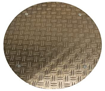 Pflanzenroller AluGrip-R200 bis200kg Blumenroller Untersetzer Indoor Outdoor Alu (Aluminium Duett 3,5/5, Ø450mm)