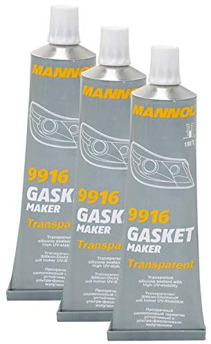 Dichtungsmittel Dichtmasse Silikon Gasket Maker transparent MANNOL 9916 3 X 85 g