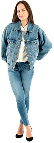 Levi's Damen Edie Packable Jacke Jacket, Soft As Butter Mid, M