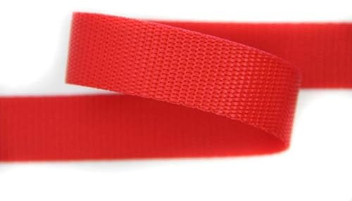 30mm | 5m Gurtband | Farbauswahl I 100% Polypropylen (rot, 40mm)
