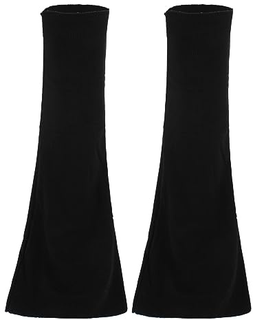 MilyaDE Lose Beinwärmer Stulpen Baumwoll Stretch Gothic Lange Strümpfe Legwarmers Beinstulpen Kniestrümpfe