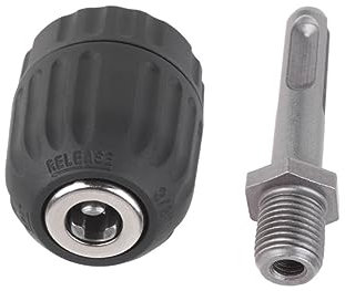 Homoyoyo Mandrin Auto-serrant Avec Tige De Connexion Carrée Adaptateur Pour Perceuse Électrique Facile à Installer Utiliser Verrouillage Sécurisé Des Forets Extension Pour Outils