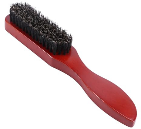 minkissy Bartbürste Mit Schweineborsten Und Holzgriff Bartreinigungsbürste Bartstylingbürste Für Herren Körperpflegeprodukt Aus Hautfreundlichem Material