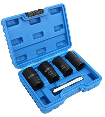 jojofuny Kit D’extracteurs de Vis Endommagées Boulons Cassés, Acier Chrome-molybdène, 1 Set pour Retrait Sûr en Atelier