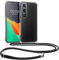 kwmobile Carcasa Compatible con OnePlus Nord CE 4 Lite 5G Funda con Cuerda - Funda con Correa Colgante - Cordón Ajustable - Bordes elevados