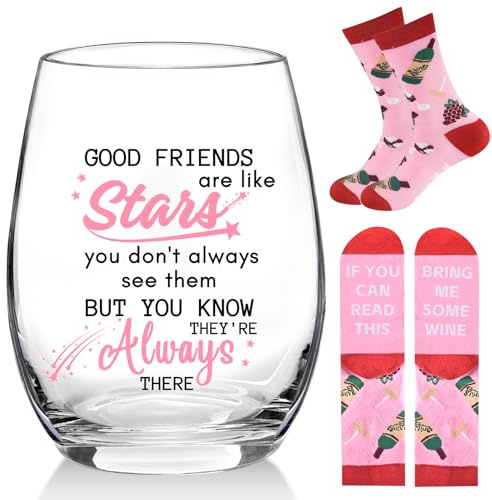 Mason Life Wine Glasses for Women 17oz