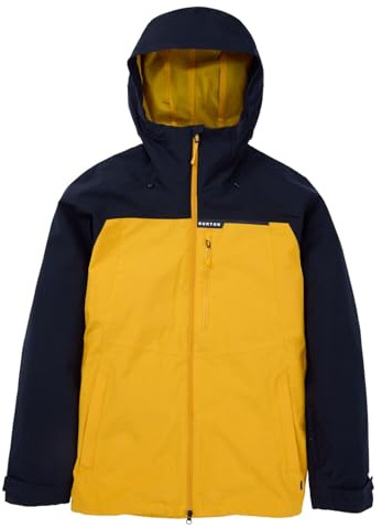 Burton - Lodgepole True Black/Goldenrod Skijacke für Herren – Schwarz