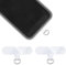 Lot de 2 patchs de fixation de téléphone - Transparents - Multifonctionnels - Cordon de téléphone portable - Adaptateur universel pour téléphone portable - Compatible avec la plupart des téléphones